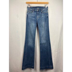 Women’s 7 For All Mankind Size 26 Blue Low-Rise Boot-Cut Jeans